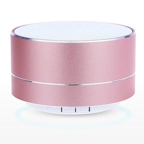 computer deep bass light round Aluminum subwoofer A10 speaker