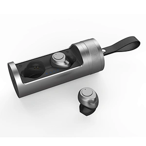 Luxury 5.0 Handsfree True Wireless TWS Earbuds Stereo Bass Bluetooth Rotating Metal Earphone