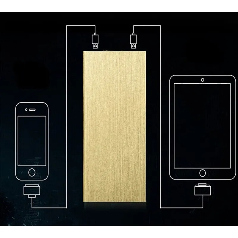 aluminium high capacity mobile power bank 10000mah