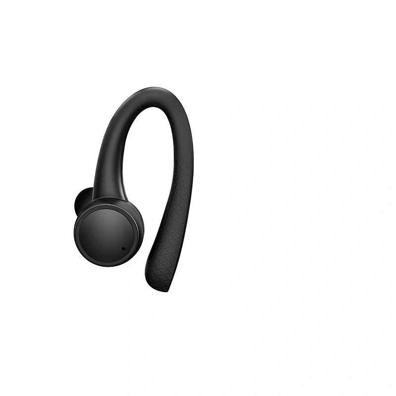 BT 5.0 Noise Cancelling TWS Wireless Ear Plug Running Waterproof Headset Earhook With Microphone