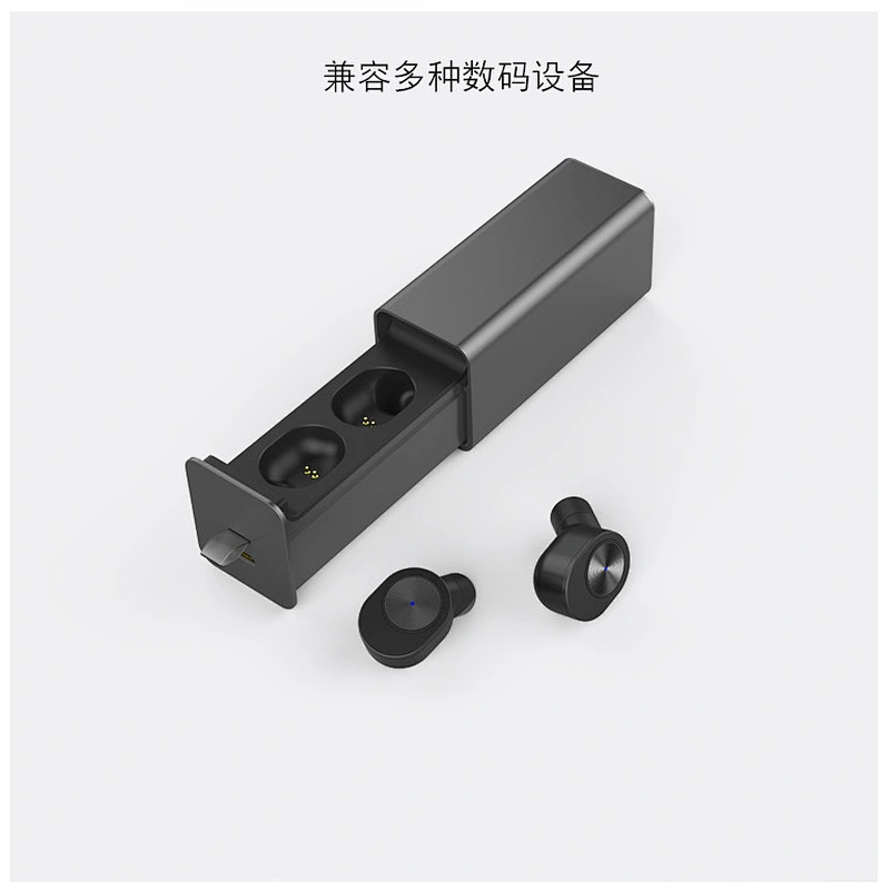 OEM BQB CE ROHS FCC In ear twins earphone with Charging Box tws blue tooth earbuds