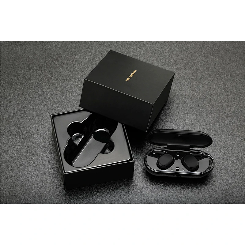 Wholesale bt 5.0 wireless earphones TWS bluetooh waterproof earbuds with charging case