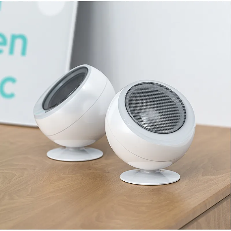Mini Round Stereo Bass Wireless Bluetooth Twins Speaker