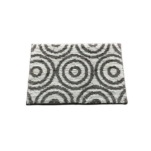 china wholesale elegant macrame cheap anti-slip microfiber polyester bath floor mat