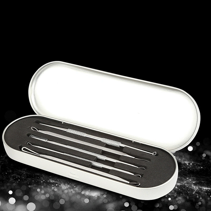 Durable and High Quality Acne Deduction Device 5-piece Set Eyebrow Tweezers Kit