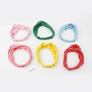 New fashion Hot sale colorful headbands Korean trendy golden silk thread knot girl headband
