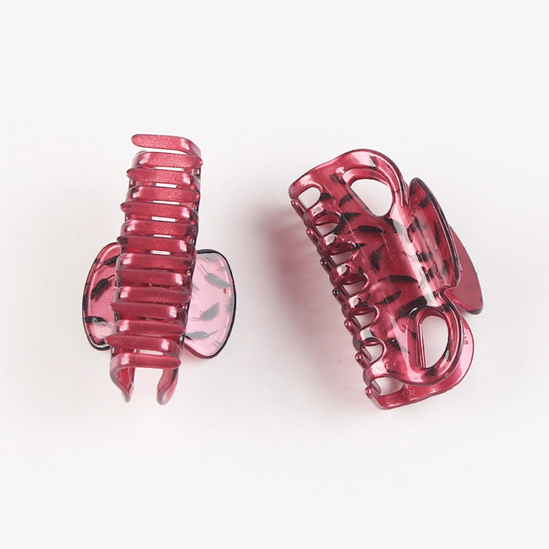 2021 Hot Sale Classic  Fashion Hair Accessaries Big Banana Acrylic Leopard Print Hair Claw Clips