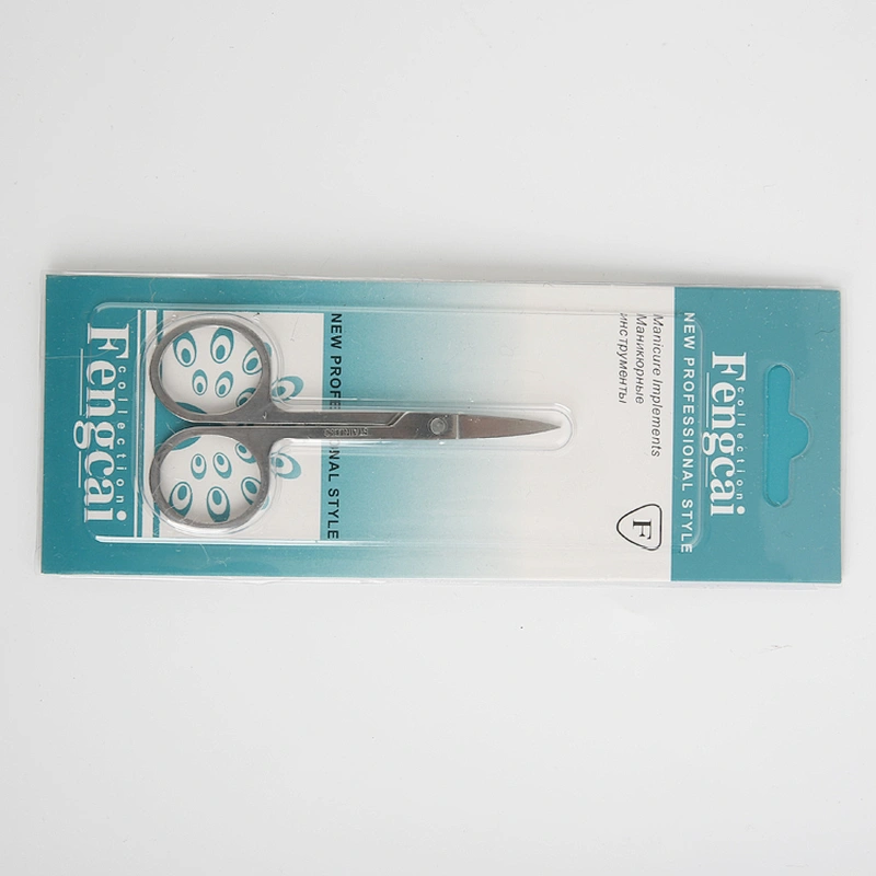 Small Custom Logo Stainless Steel Professional Beauty Care Tool Eyebrow Scissors Manicure Scissors