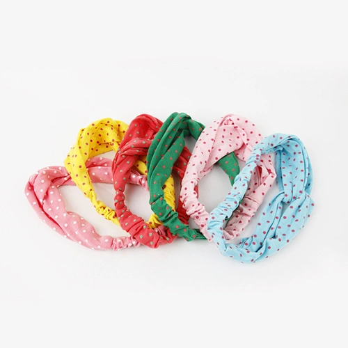 New fashion Hot sale colorful headbands Korean trendy golden silk thread knot girl headband