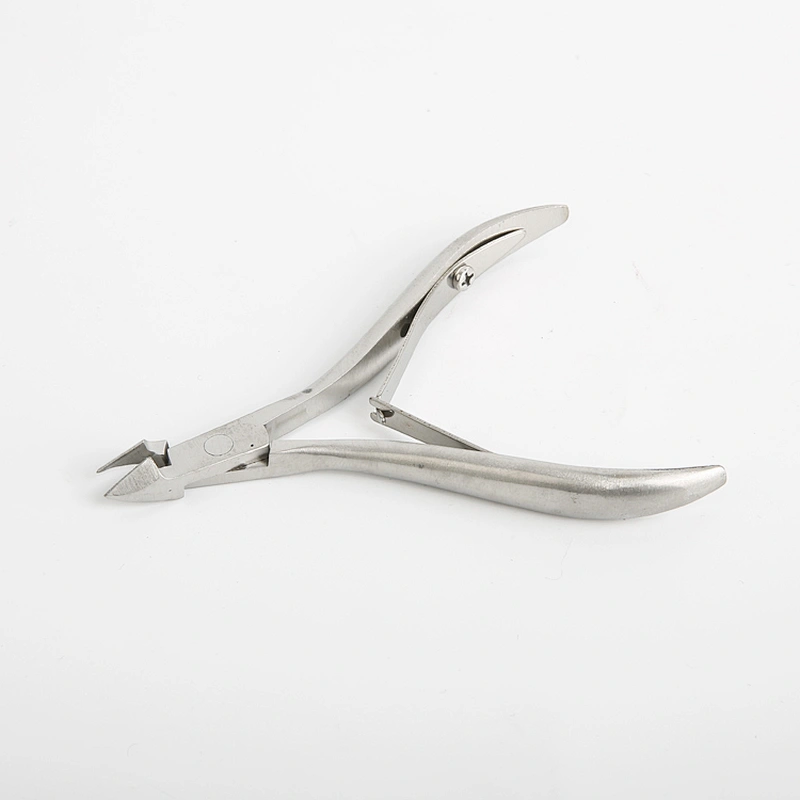 Wholesale professional Nail cared Cuticle Pusher Pliers Stainless Steel Dead Skin Remover tool Scissor
