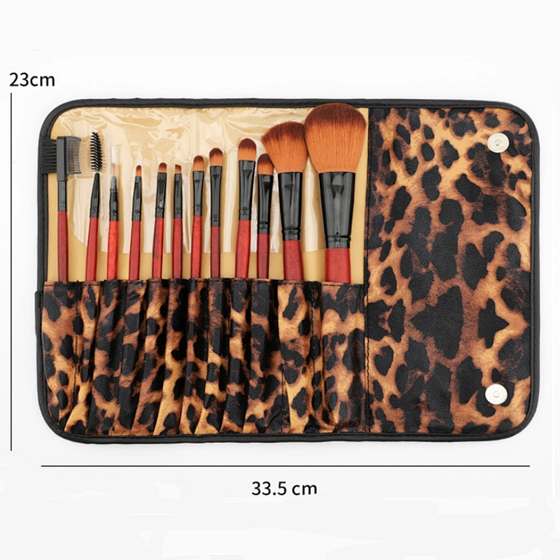 Professional Makeup Leopard Print Brush Kit
