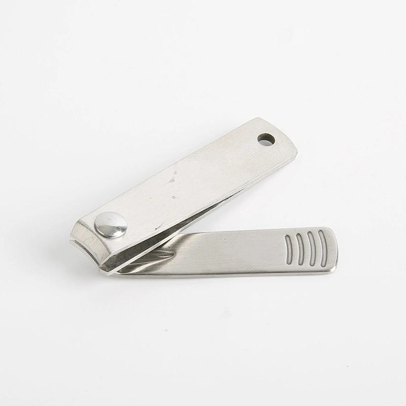 Wholesale Stainless Steel Flat Blade Black Nail Cutter Clipper with Customized Logo