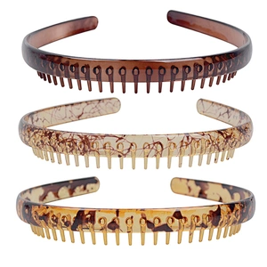 Plastic Sharks Tooth Hair Comb Headband