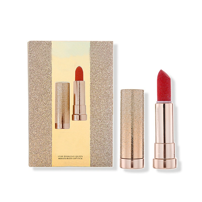 China glitter lipstick vendor provide change color lipstick moisturizing waterproof lipstick long lasting