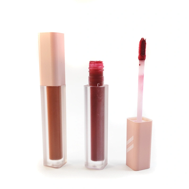 Wholesale High Quality Matte Nude Liquid Lipstick Private Label Lip Gloss Waterproof Vegan Cosmetics