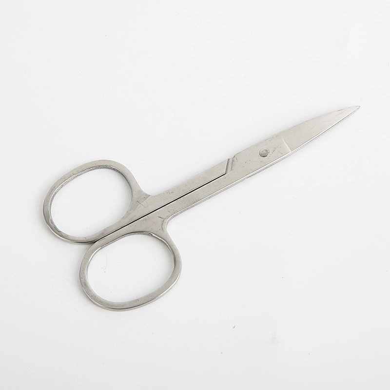 Hot selling professional beauty professional black stainless steel eyebrow scissors