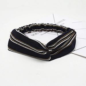 Women headwrap Knotted cross cloth art Hairband Hair accessories Elastic makeup Colorful headband headband