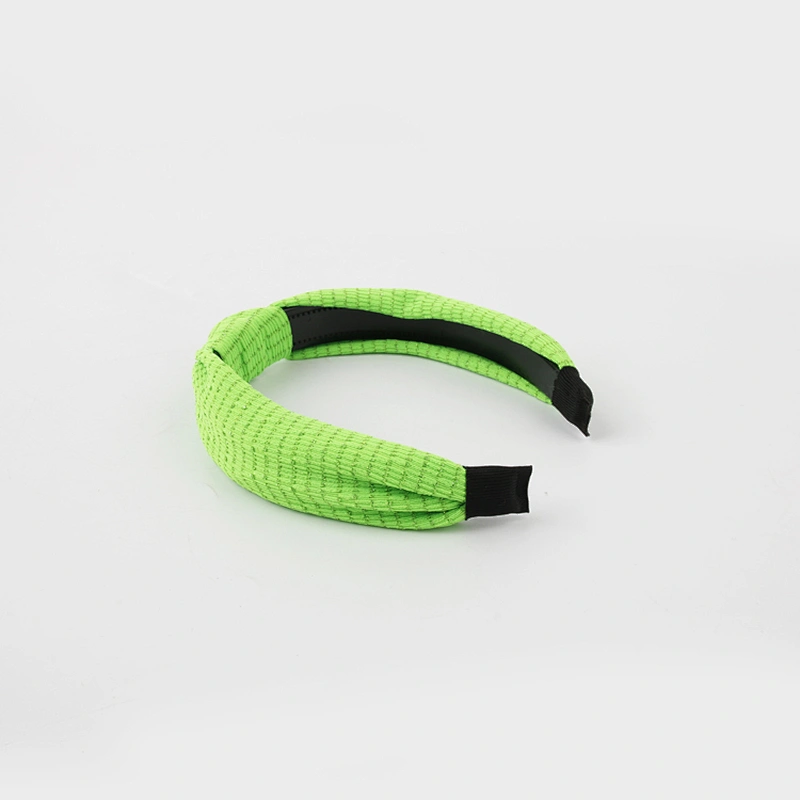 2021 Wholesale New Design Colorful Elastic Headband Twisted Knotted Headband For Women