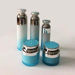 100ml white acrylic material airless bottle for cream lotion Hot sale products