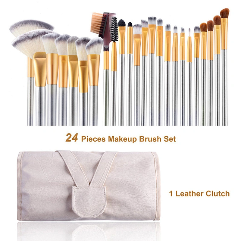 24pcs Premium Cosmetic Makeup Brush Set