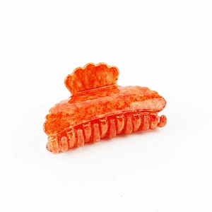 Lively Style Waves The Edge Marble Color Classic Style Large Size Hair Accessories Hair Clips