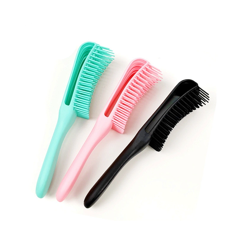 2021 new fashion comb unique shape like crab colorful comb Detangling Hair Brush logo can be printed hair brush combs