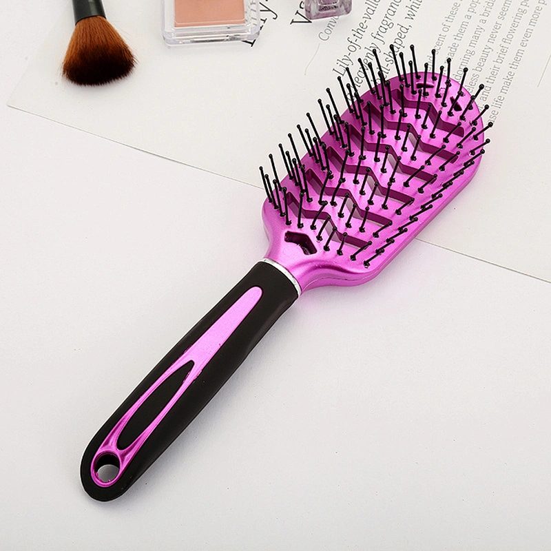 different types of combs gathered  Paddle Brush Round Hair Brush hair wide tooth dry wet comb suitable for curly hair comb
