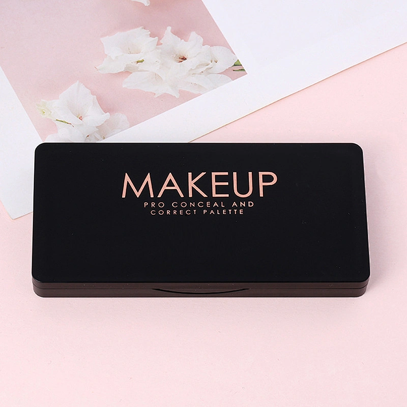 Hot selling 6 color professional private label concealer eye and lip repair concealer cosmetic make-up tray