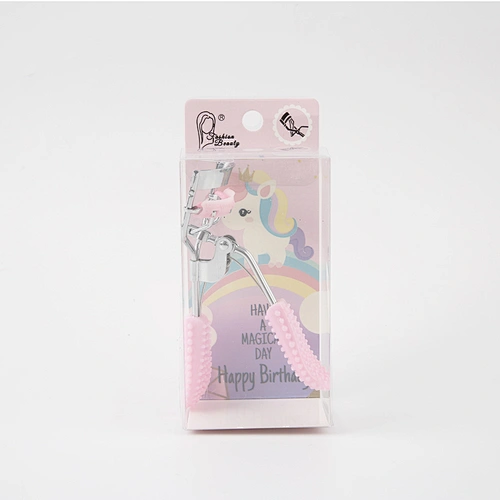 Wholesale Professional Make up tool Mini Custom Pink Eyelash Curler For Woman and Girls