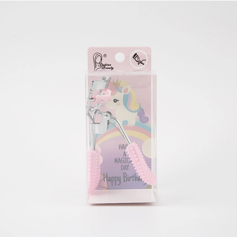 Wholesale Professional Make up tool Mini Custom Pink Eyelash Curler For Woman and Girls