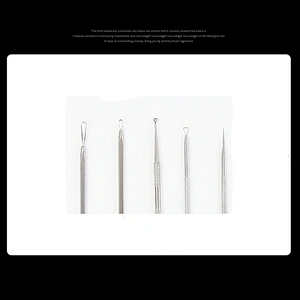 Durable and High Quality Acne Deduction Device 5-piece Set Eyebrow Tweezers Kit