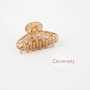 Wholesale Flower Pattern Hair Clips Light Color Hair Accessories Double Comb Hair Claw