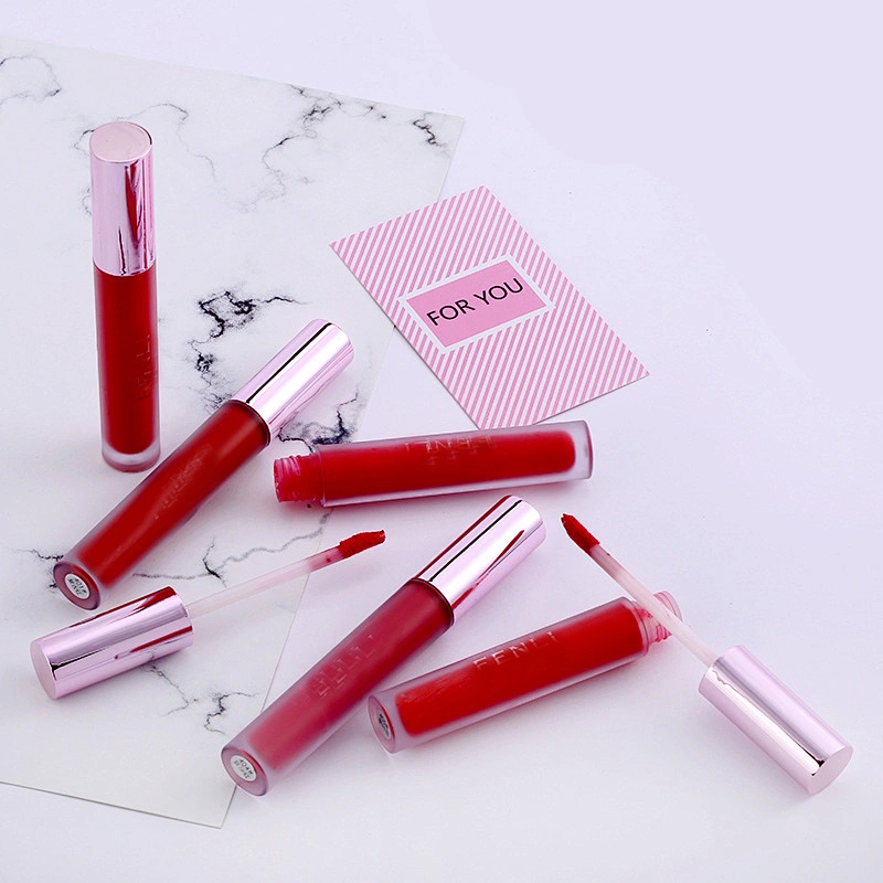 Wholesale High Quality Matte Nude Liquid Lipstick Private Label Lip Gloss Waterproof Vegan Cosmetics