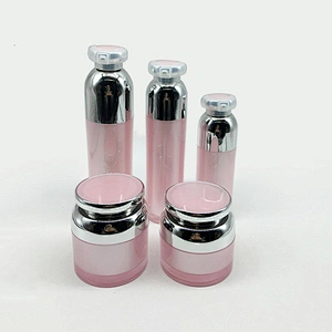 100ml white acrylic material airless bottle for cream lotion Hot sale products
