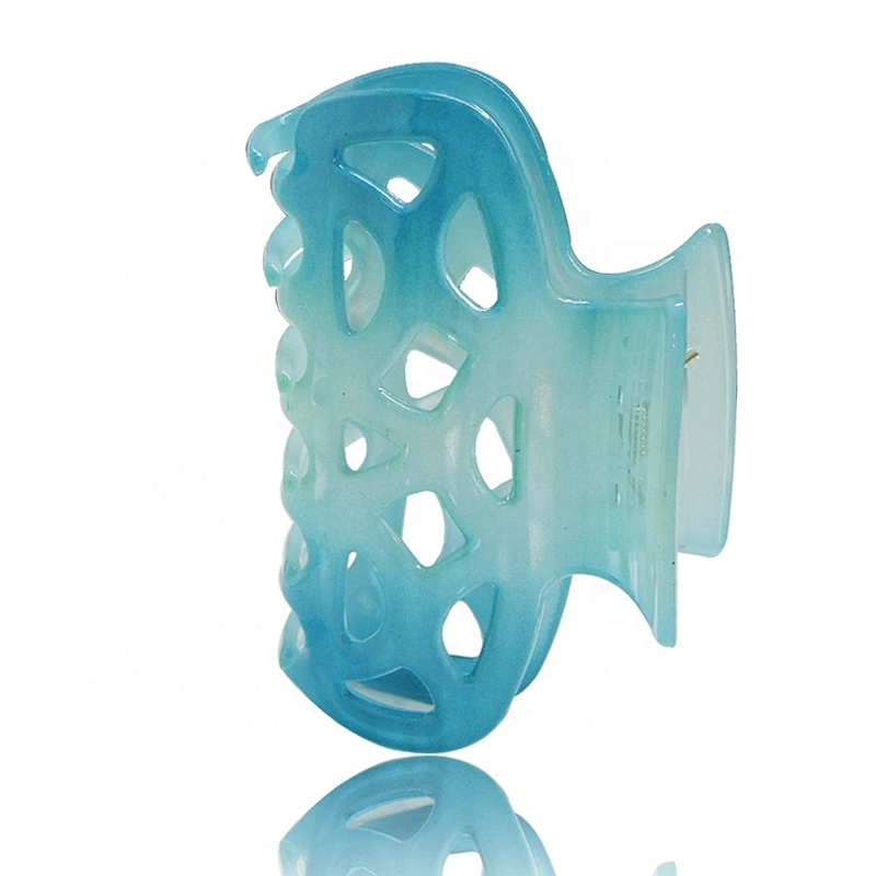 2021 New Fashion Customizable HaIr Claw Floret Hollow Design Blendoku Color Hair Clips Hair Claw