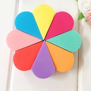 Custom Sponge 8pcs Water Drop Shape Mekeup Sponge Blender Set
