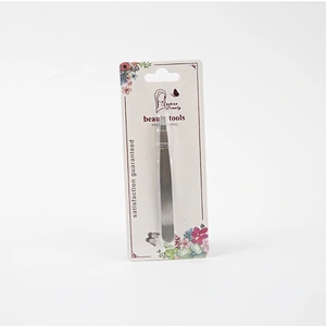 Wholesale personalized eyebrow tweezers Customized Stainless Steel eyebrow tweezer