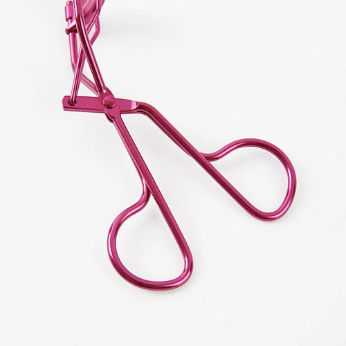 Wholesale cosmetic tools customer's plating colors stamped laser print logo private label custom eyelash curler