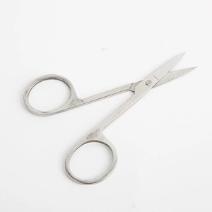 Small Custom Logo Stainless Steel Professional Beauty Care Tool Eyebrow Scissors Manicure Scissors