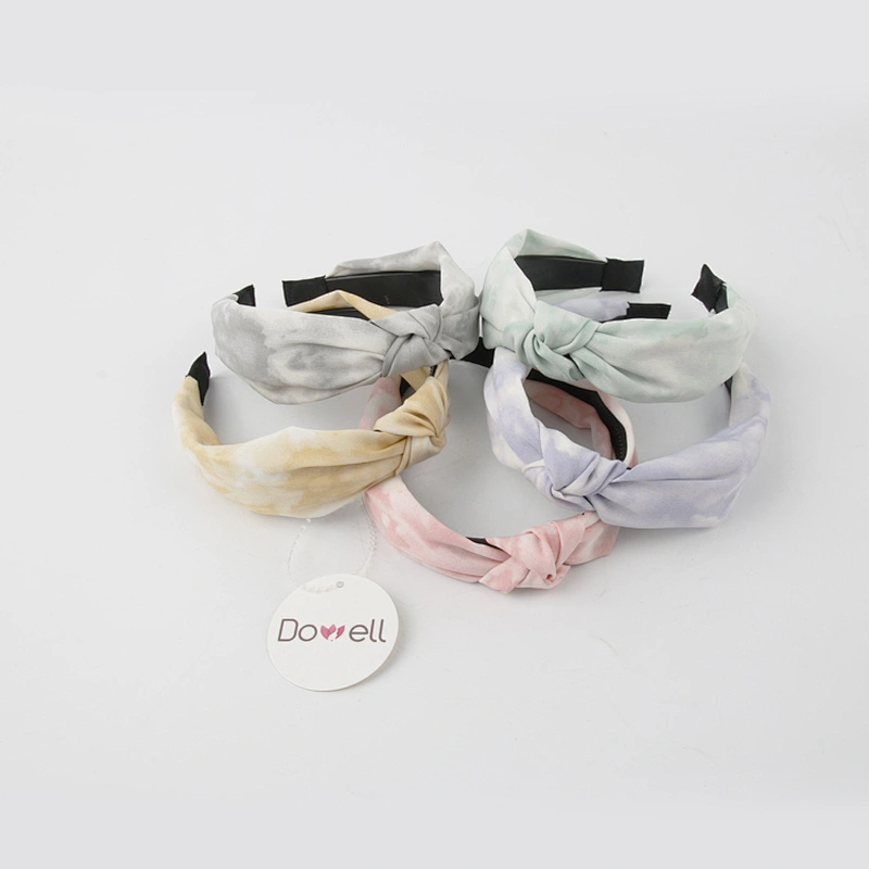 New Design Hairband Colorful Head Twisted Knotted Hair Band Wrap Women Headband For Girls