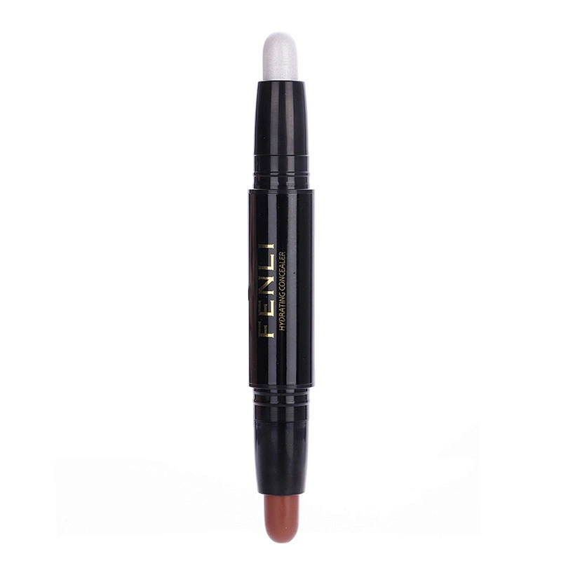 Manufacturer Easy Convenient Contour Stick With Bronzer And Highlighter Two Head 3D Face Shading Cosmetics Makeup