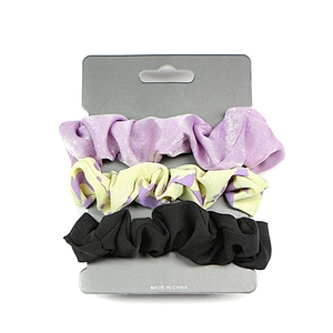 Fashion Women Accessory Bulk Elastic Hair Ties Custom Solid Satin Hair Bands Girls Wholesale Hair Scrunchies