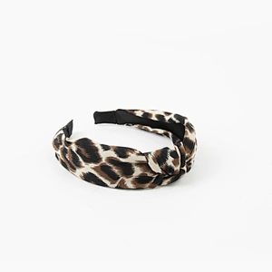 Wholesale custom headbands leopard print headband makeup hair band for women girls