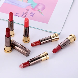 Cream makeup glitter lipstick organic vegan velvet waterproof matte private label nude lipstick