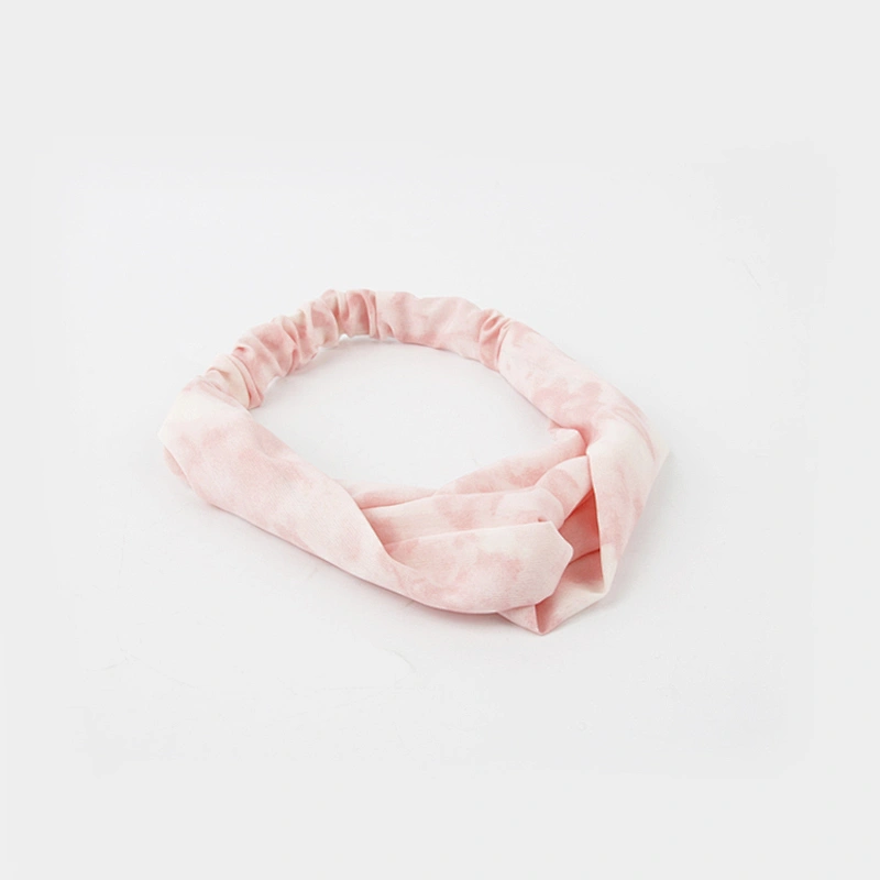 2021 Wholesale Hairband Women Colorful Twisted Knotted Head Wrap Elastic Turban Headband