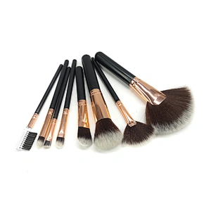 Black Makeup Brush Soft Synthetic Hair Brush Wholesale Makeup Brush Kits