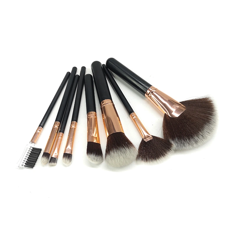 Black Makeup Brush Soft Synthetic Hair Brush Wholesale Makeup Brush Kits