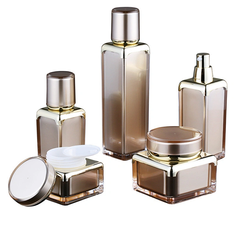 15ml 30 ml 50 ml 100ml luxury empty shampoo acrylic skin care bottles with cap packaging