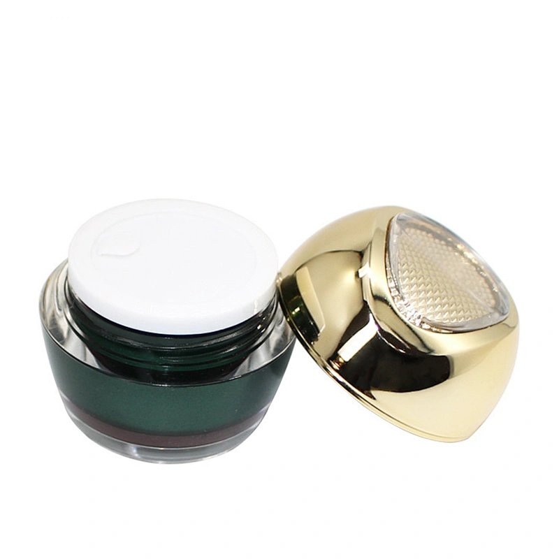 Wholesale Skin Care Packaging 50g Black Cosmetic Container Glass Cream Empty Jars and Bottles