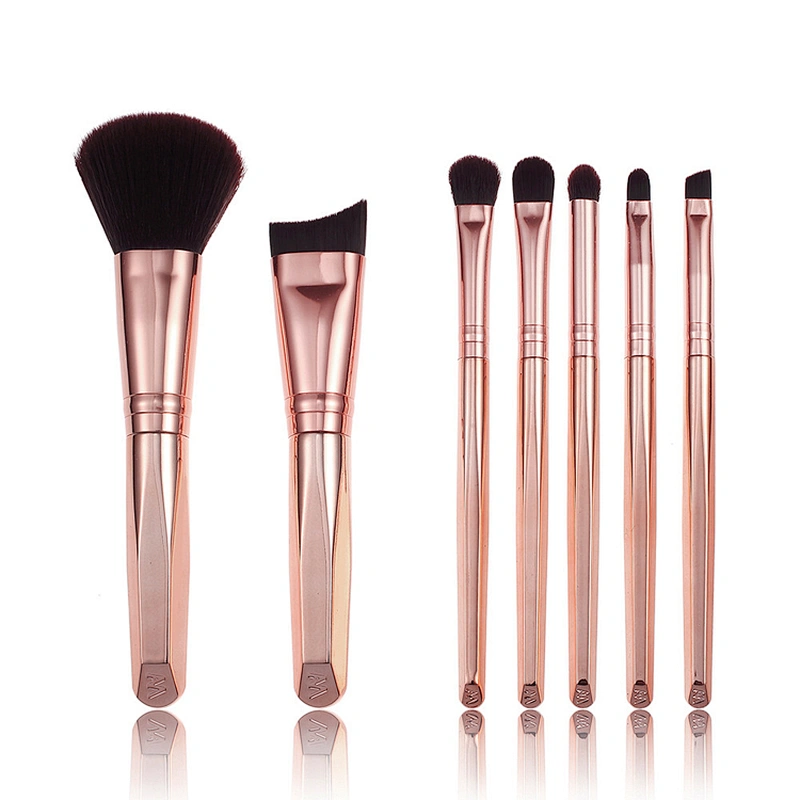Luxury 7 Pieces Make Up Brushes synthetic Hair Professional Makeup Brushes Set Custom Makeup Brush